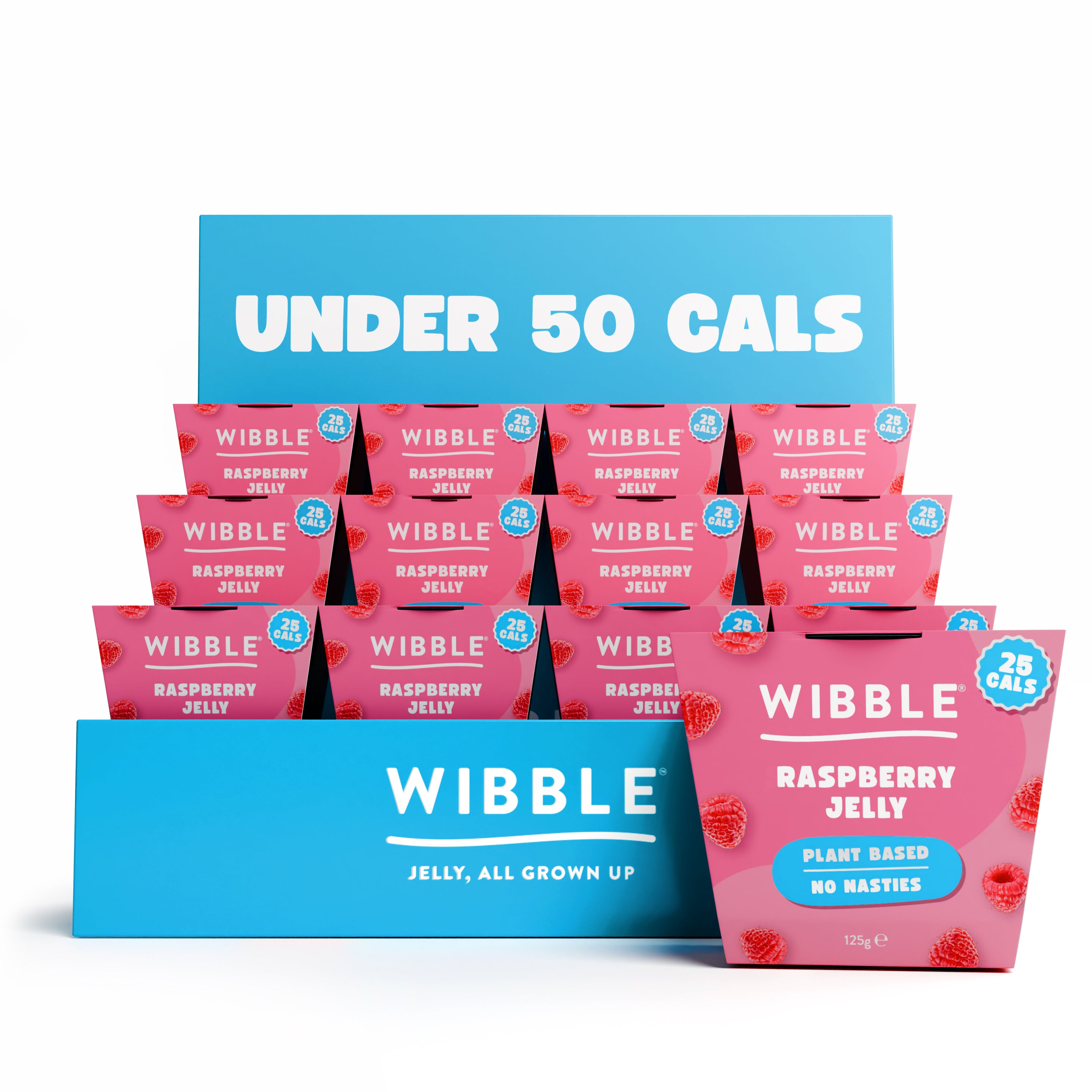 Jelly Pots - Raspberry (12 x 125g)