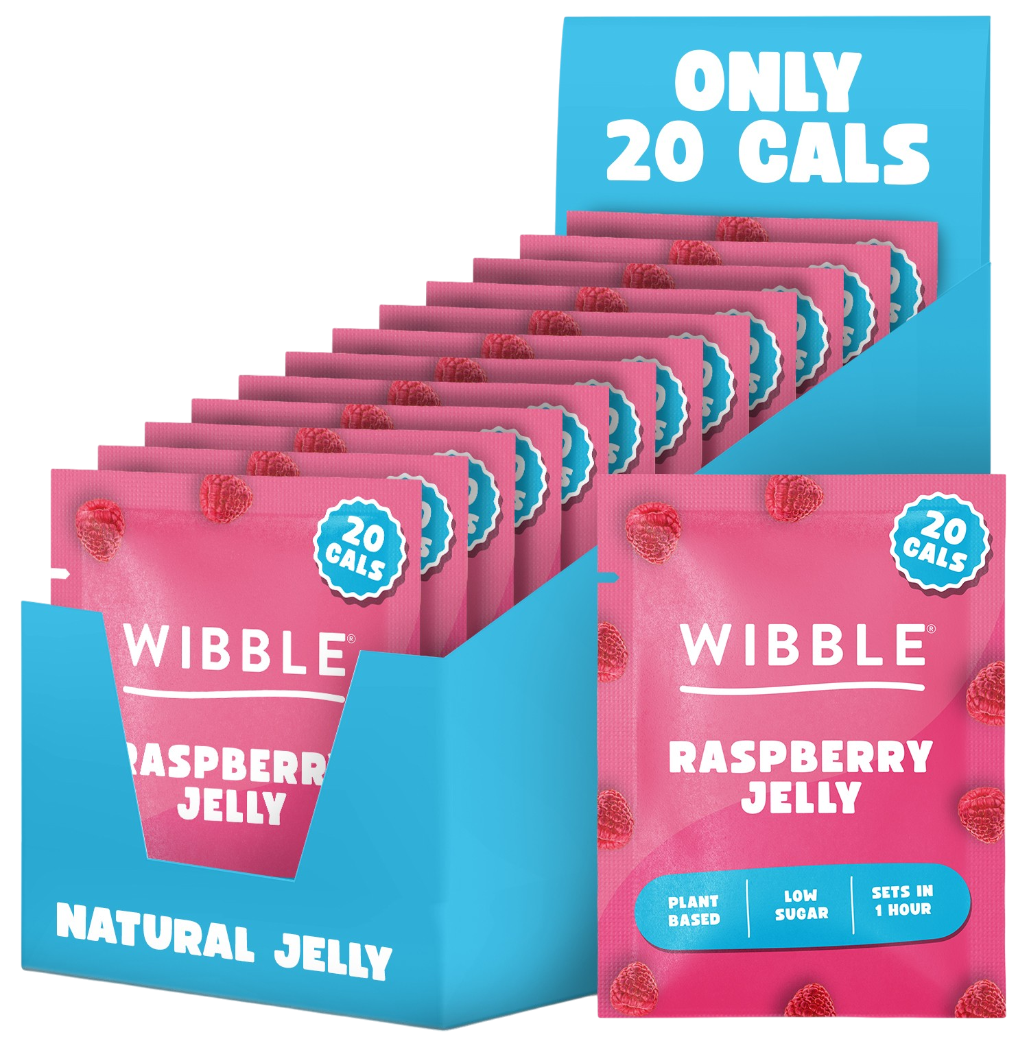 Jelly Crystals - Raspberry (12 x 57g)