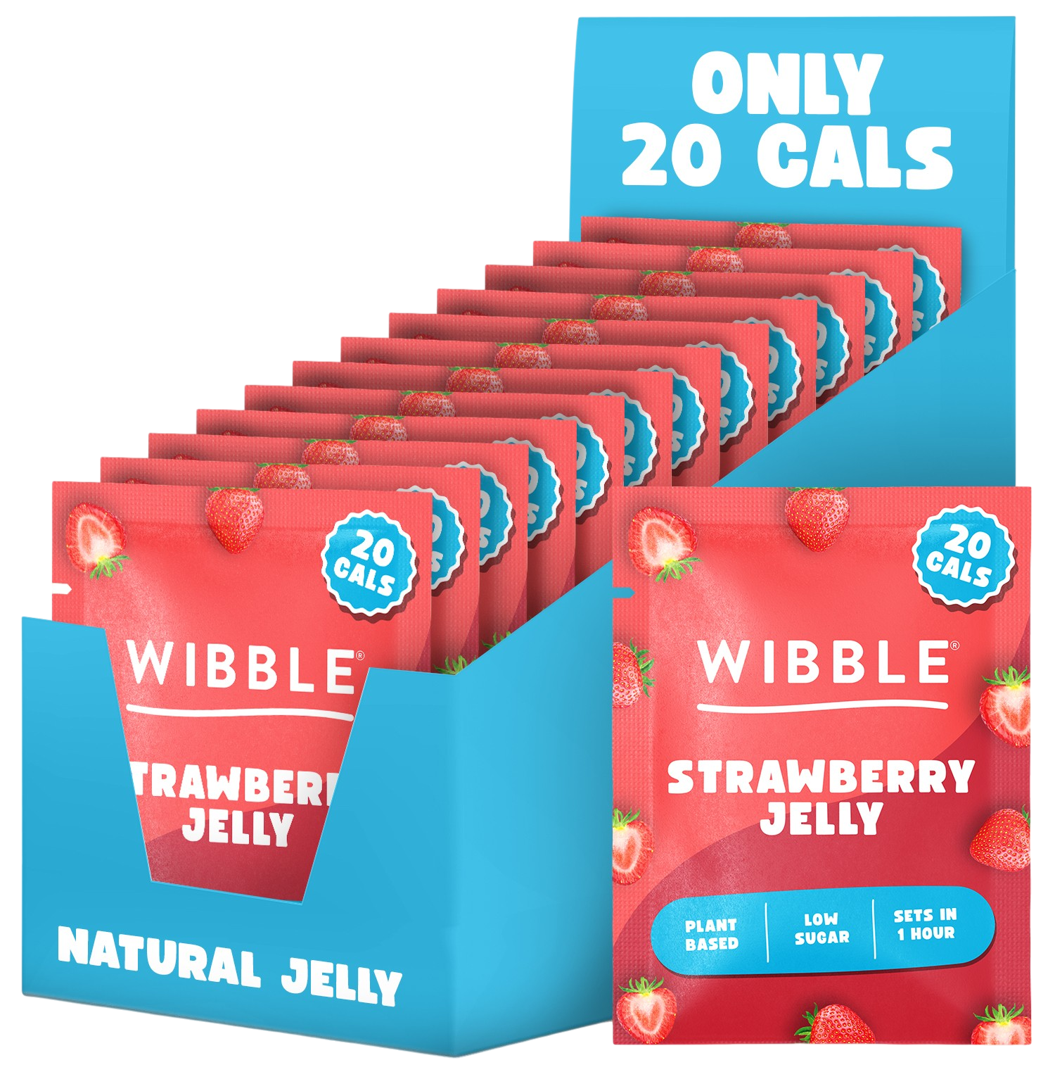 Jelly Crystals - Strawberry (12 x 57g)