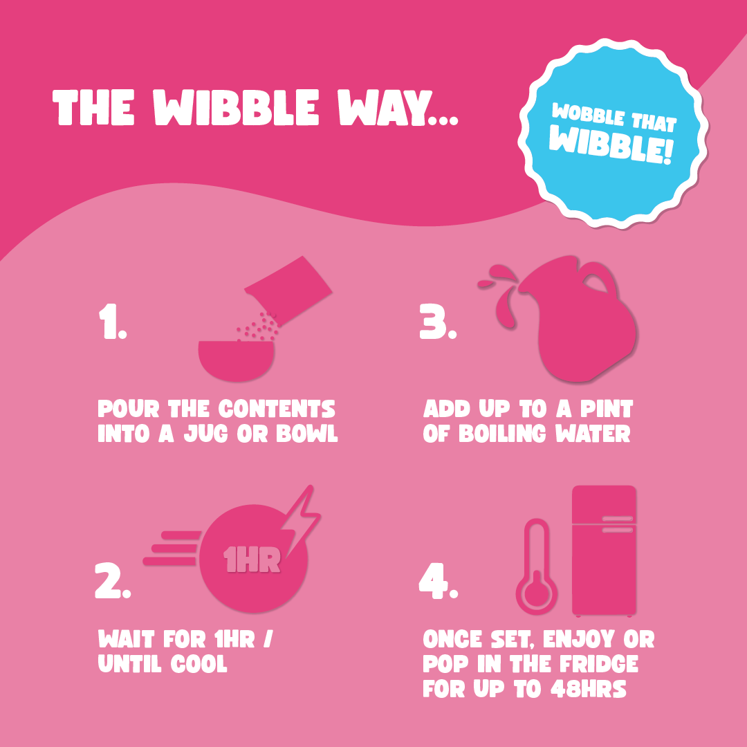 Jelly Crystals - Raspberry (12 x 57g)