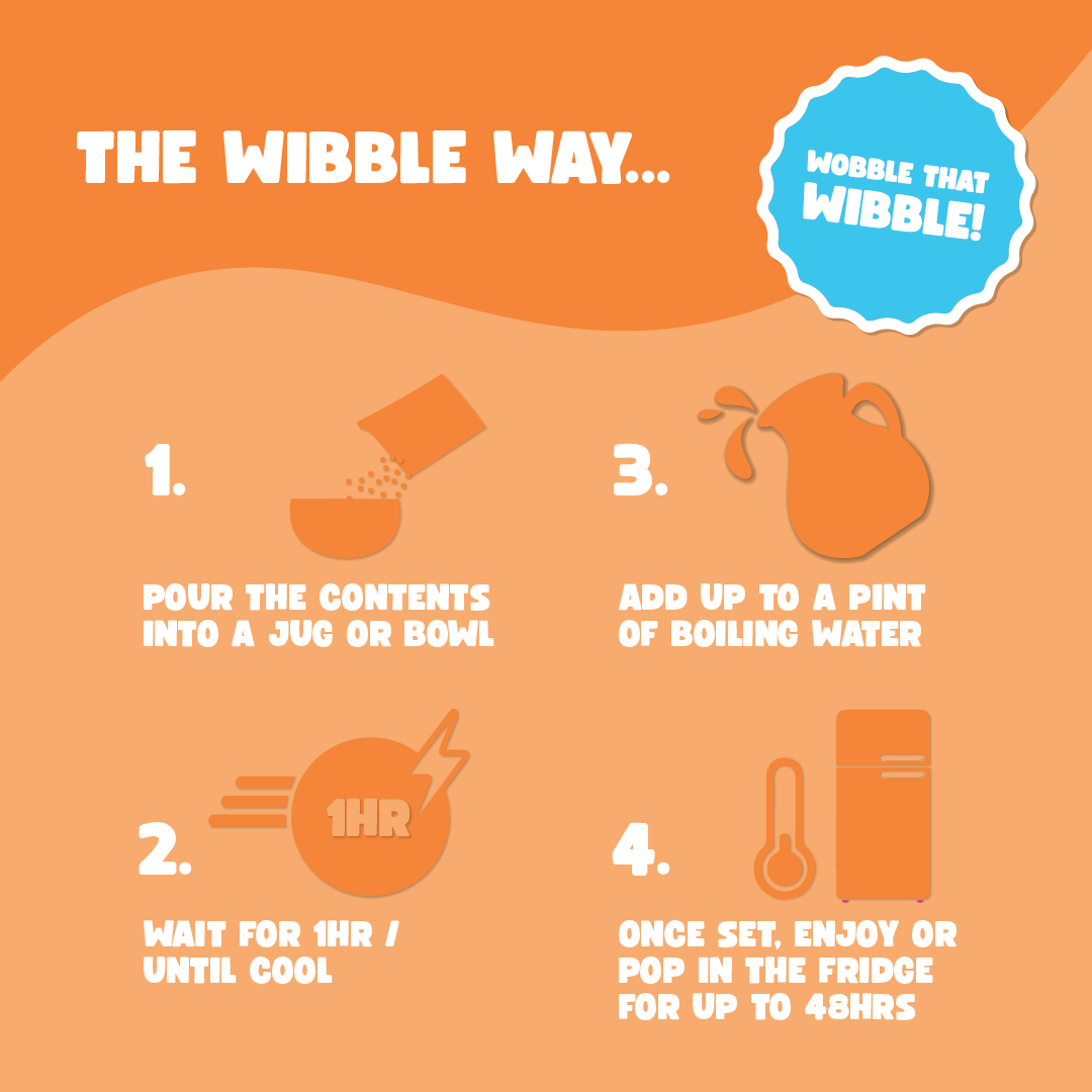 Jelly Crystals - Orange (12 x 57g)