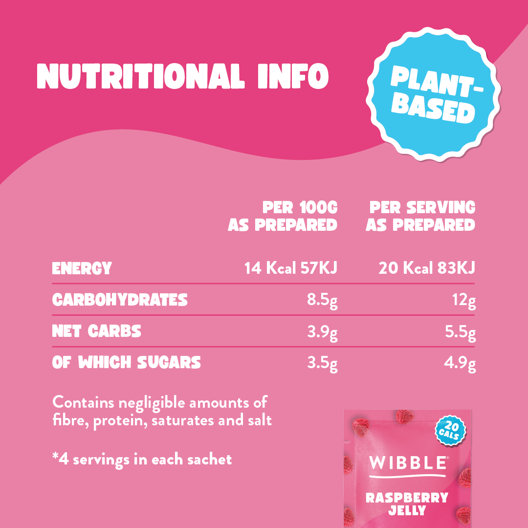 Jelly Crystals - Raspberry (12 x 57g)