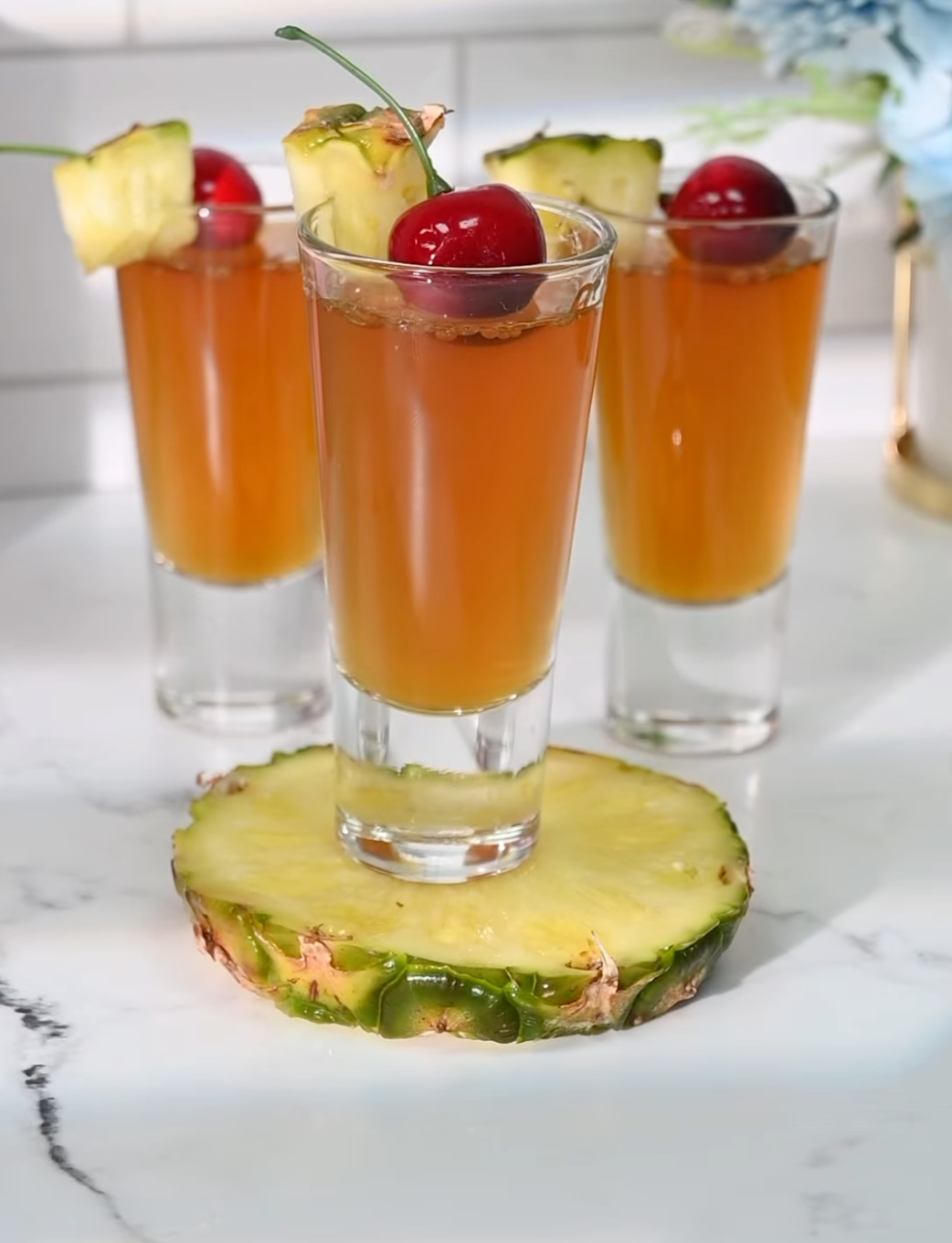 🍒🍍 Rum & Cola jelly shots