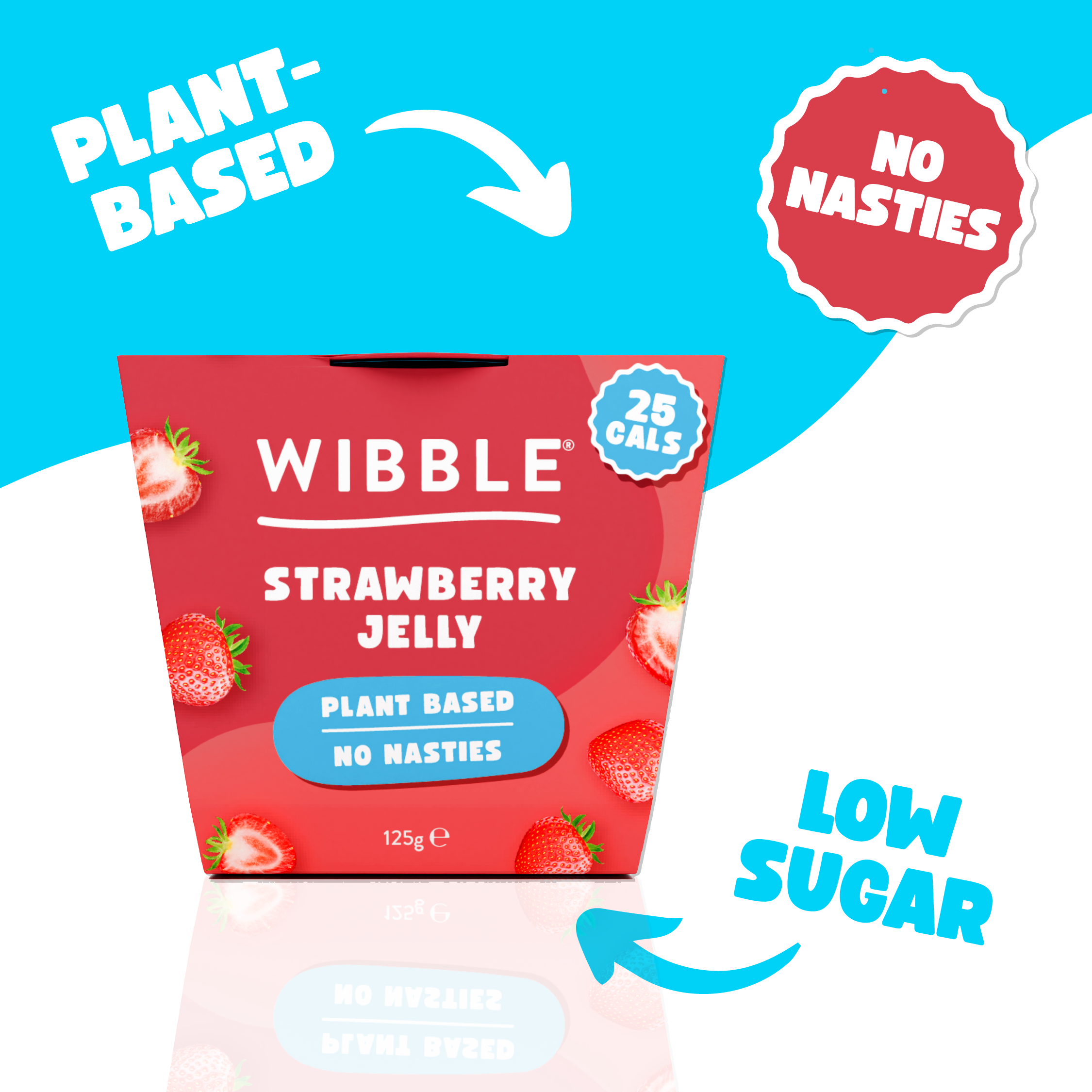 Jelly Pots - Strawberry (12 x 125g)