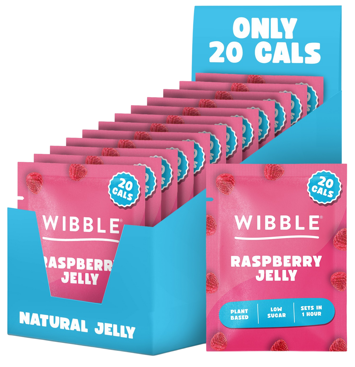 Jelly Crystals - Raspberry (12 x 57g) – Wibble